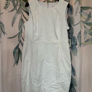 Elegant White Sleeveless Dress NWT
